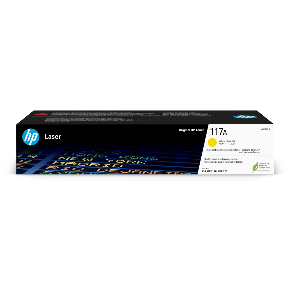 HP W2072A - 117A Gelb Toner Original 700 Seiten