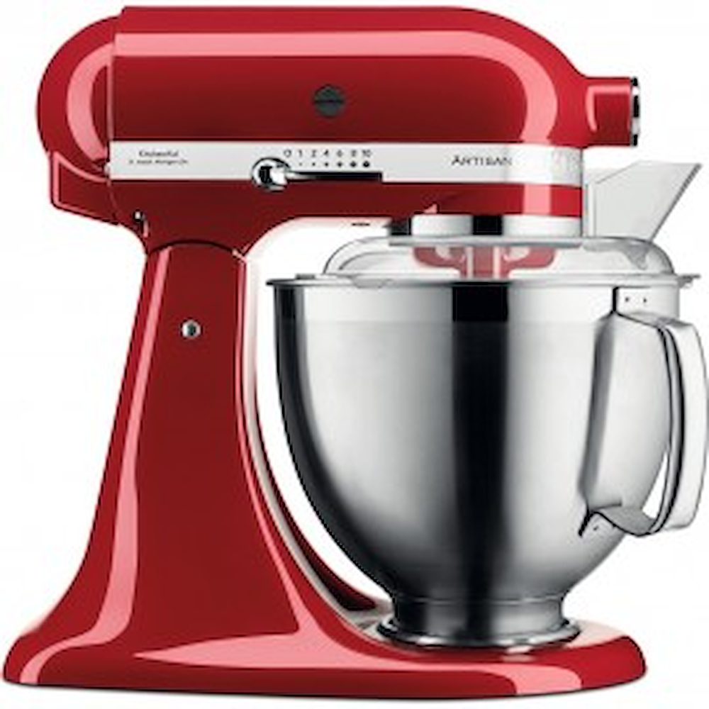 KITCHENAID 5KSM185PSEER - KÜCHENMASCHINE 300W 4.8L mit Zubehör aus Edelstahl