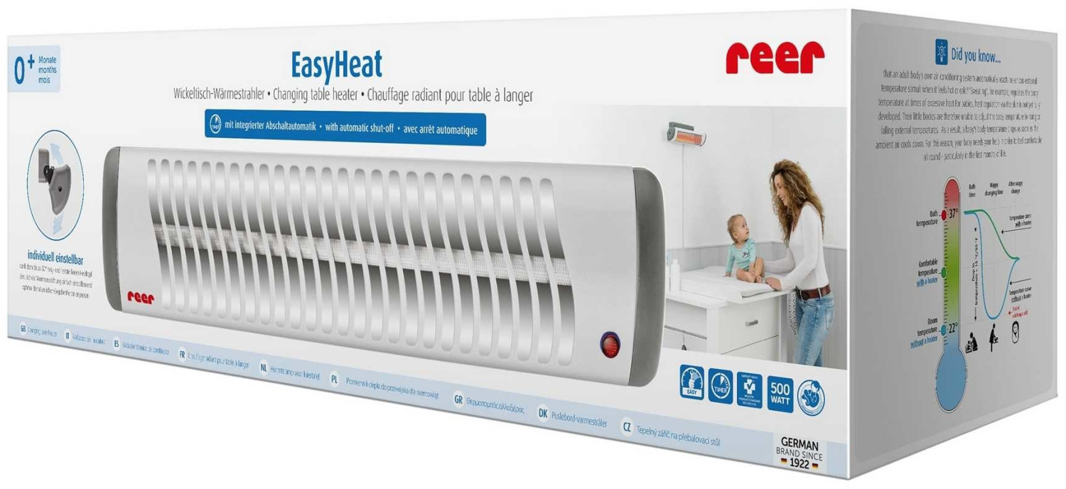 REER 19040 - EasyHeat Wickeltisch-Wärmestrahler