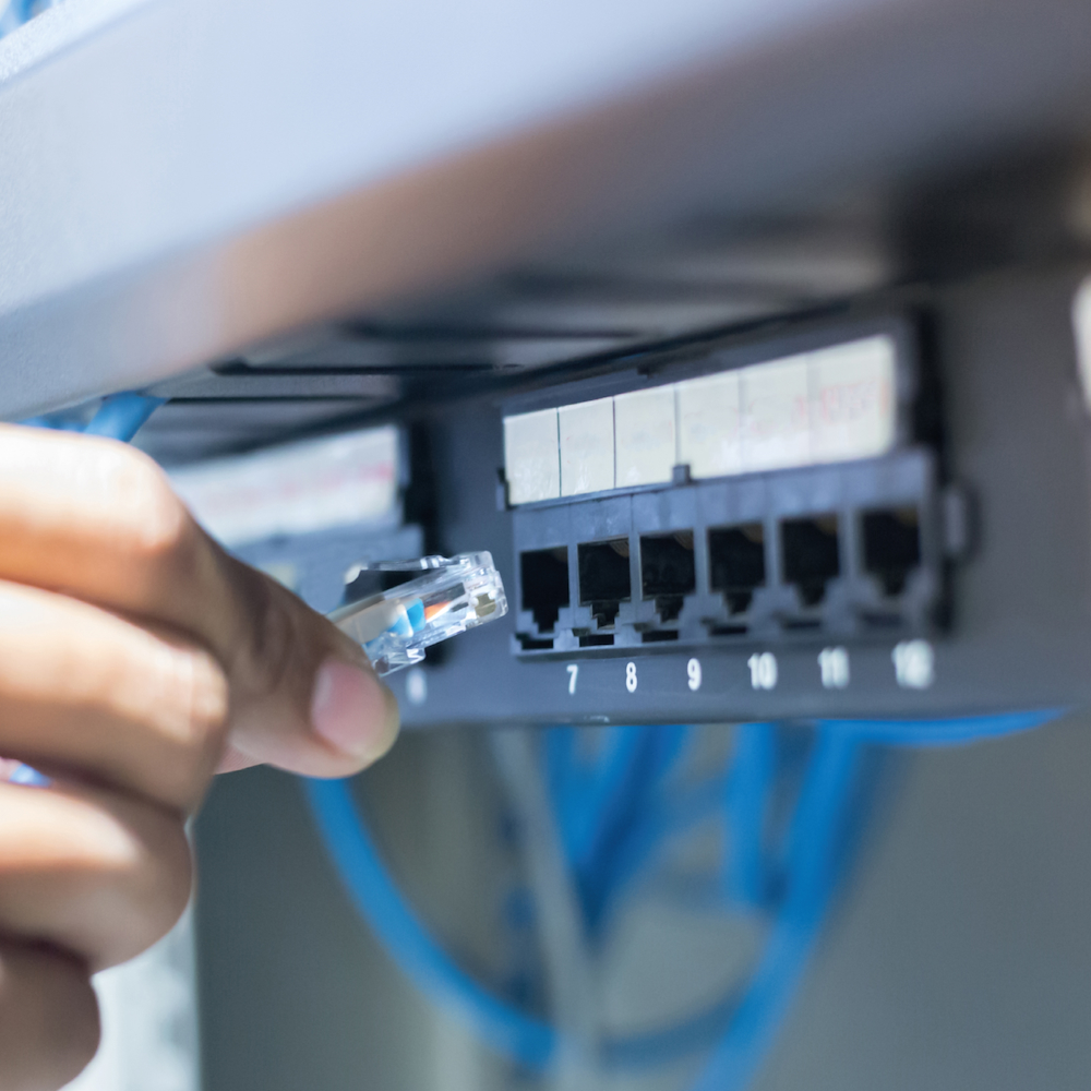 EKON ECITLANC630G - 3 Meter UTP Netzwerkkabel Cat 6 Schwarz