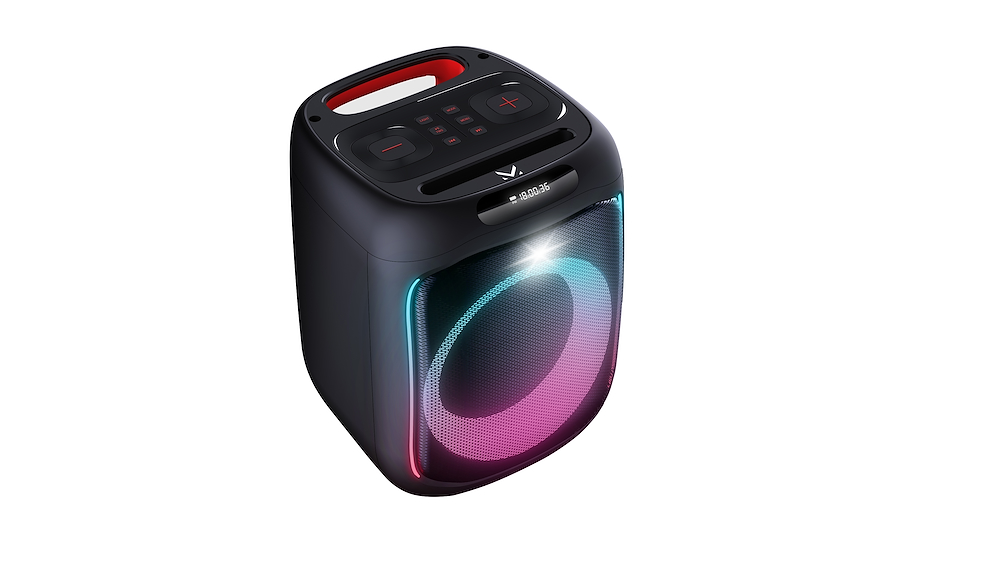 MAJESTIC FIRE12BK - Majestic FIRE12BK Altoparlante portatile per feste con luci LED