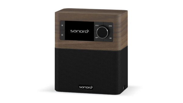 SONORO STREAMWB - Sonoro STREAM Internetradio Walnuss/Schwarz