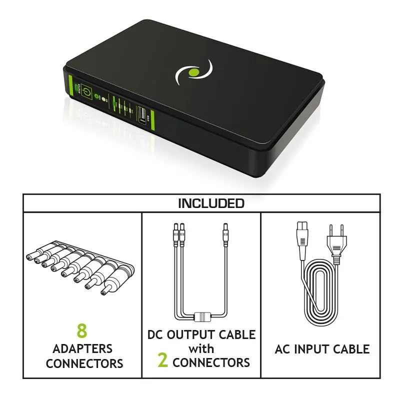Tecnoware FGCERAPLDC252 - Mini UPS DC-POE compatta