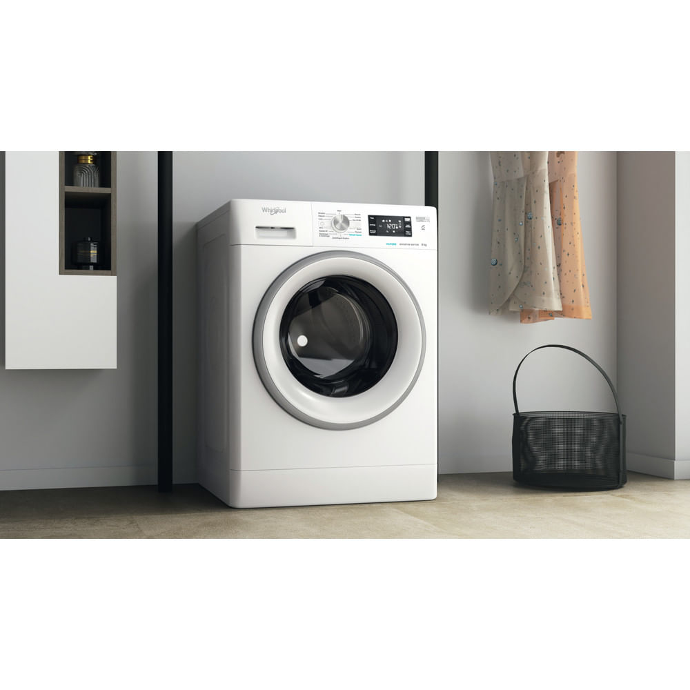 WHIRLPOOL FFB846SVIT - Frontlader Waschmaschine 8Kg mit Inverter Dampffunktion WHIRLPOOL FFB846SVIT - Frontlader Waschmaschine 8Kg mit Inverter Dampffunktion