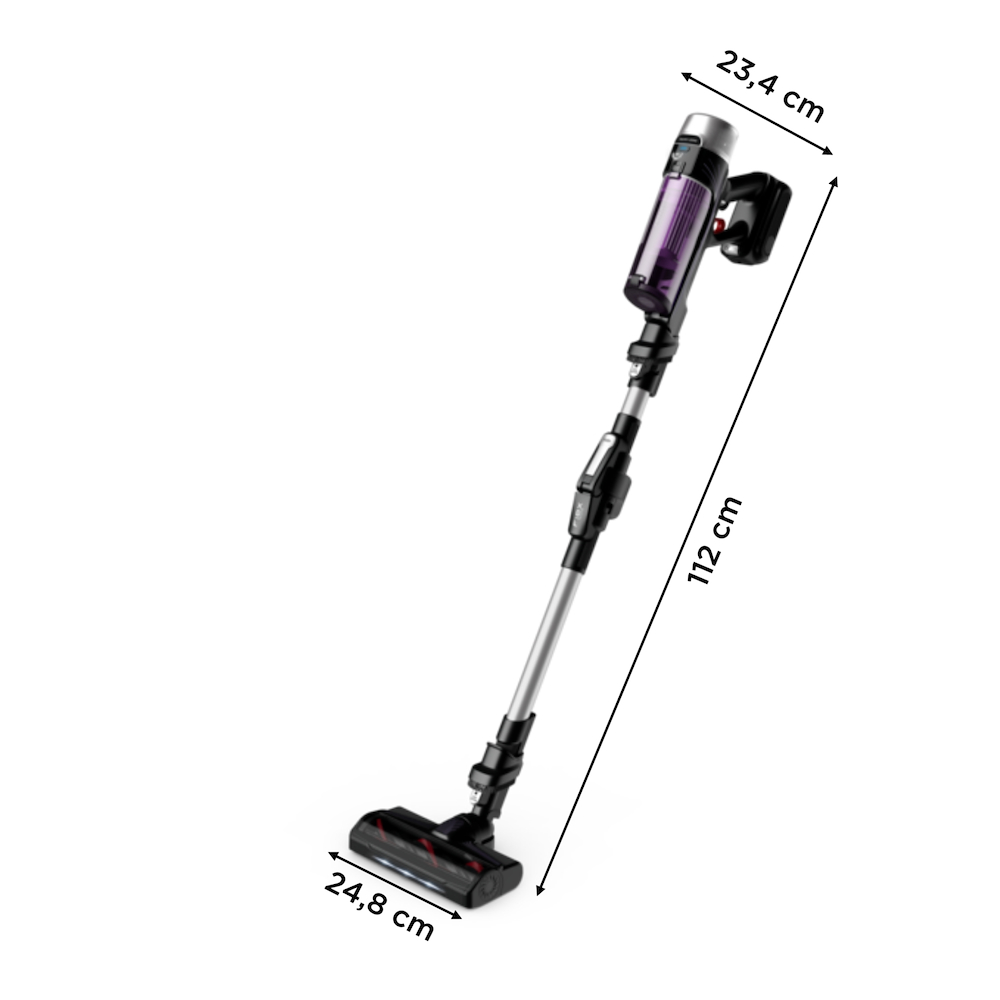 ROWENTA RH2037 - X-Force Flex 9.60 Allergy Aspirapolvere Senza Fili RH2037
