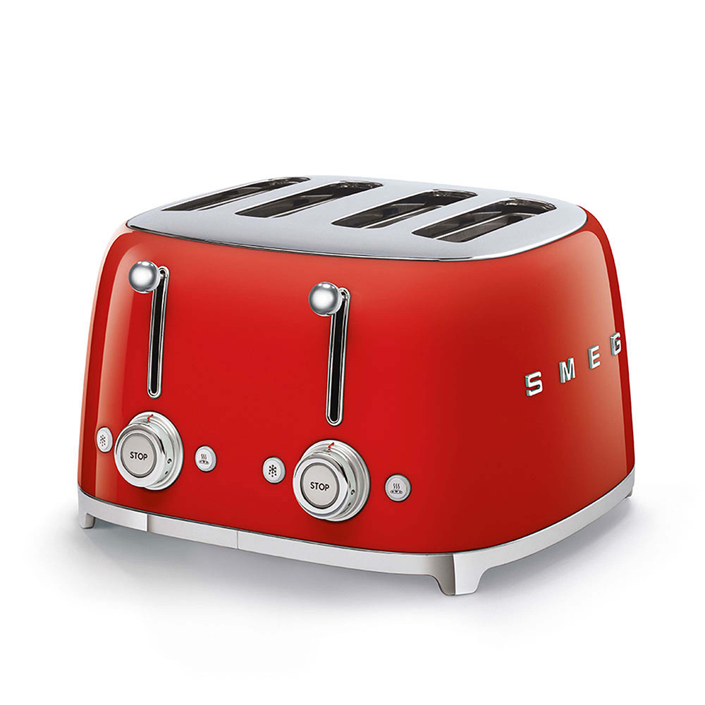 SMEG TSF03RDEU - 50's Style Toaster Rot Glänzend