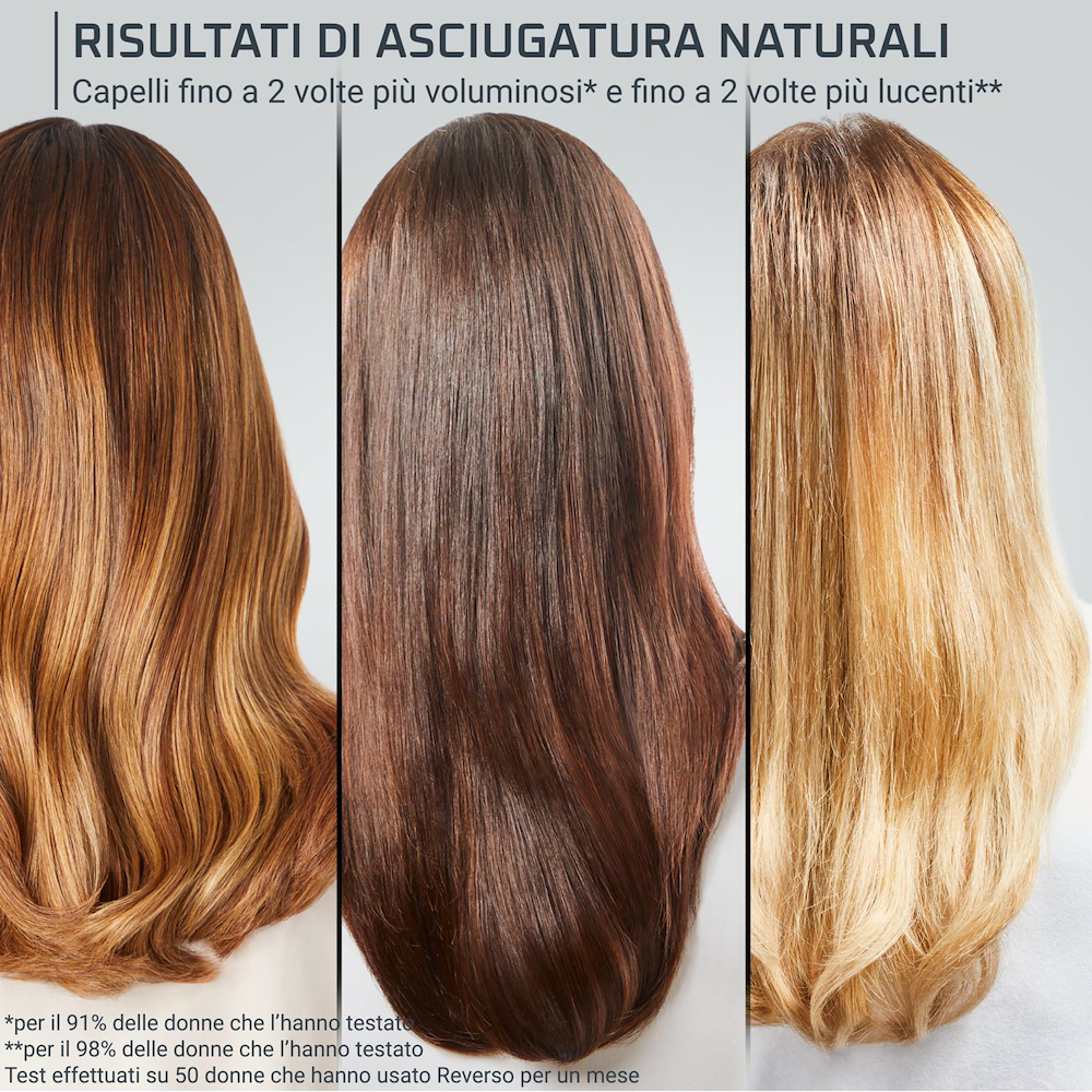 ROWENTA CF9840 - Rowenta Reverso 2-in-1 Asciugacapelli e Spazzola ad Aria Calda