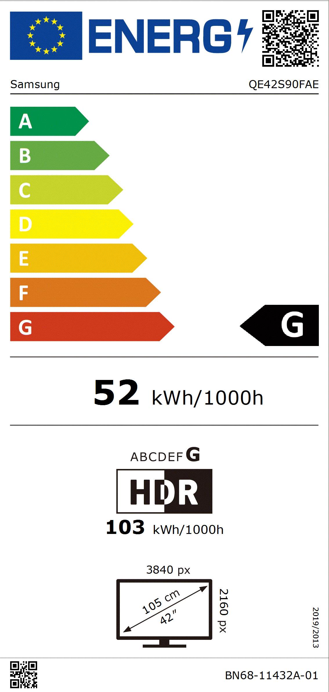 SAMSUNG QE42S90FAEXZT - OLED Smart TV 42" 4K