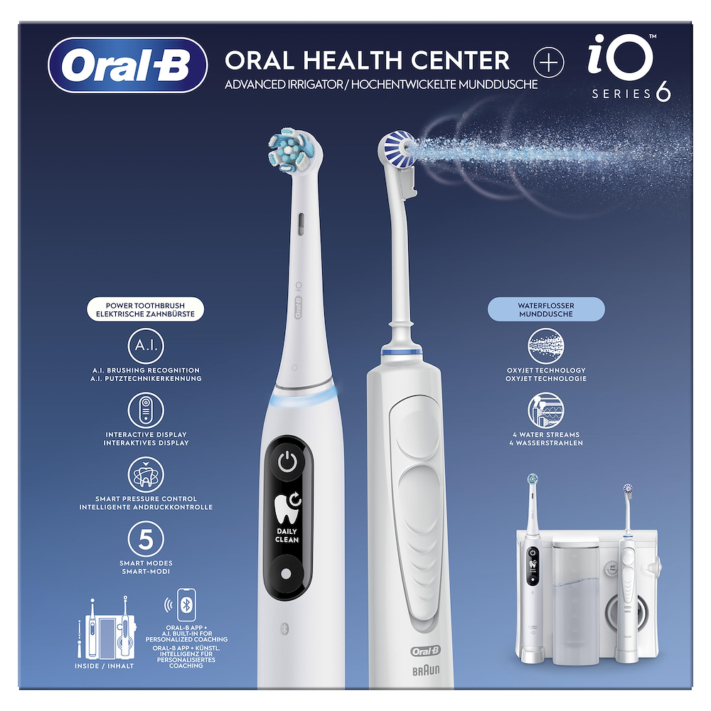 ORAL-B ORALCENTERIO6 - Oral-B Power Oral Center + iO6 Zahnpflegeset