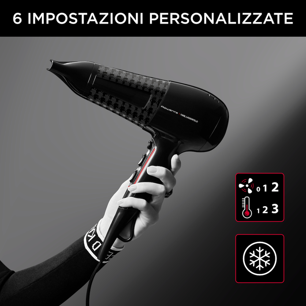 ROWENTA CV591L - Rowenta x Karl Lagerfeld CV591L Powerline Haartrockner
