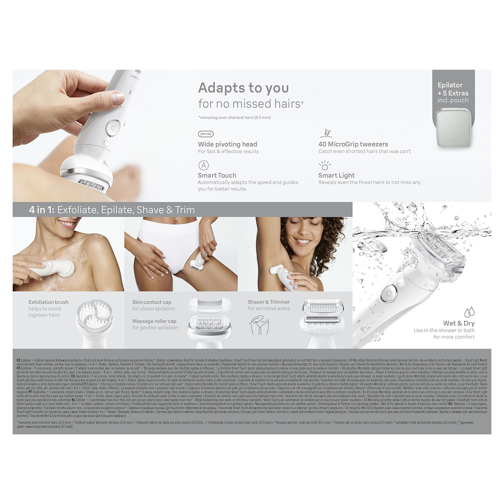 BRAUN SES9061 - Epilatore Elettrico Donna Silk-épil 9