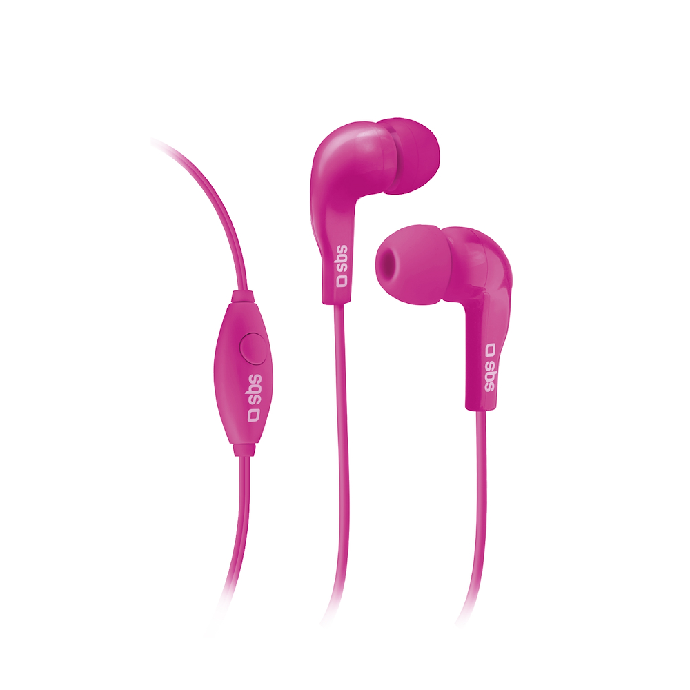 SBS TEINEARPL - Auricolare In-Ear Rosa