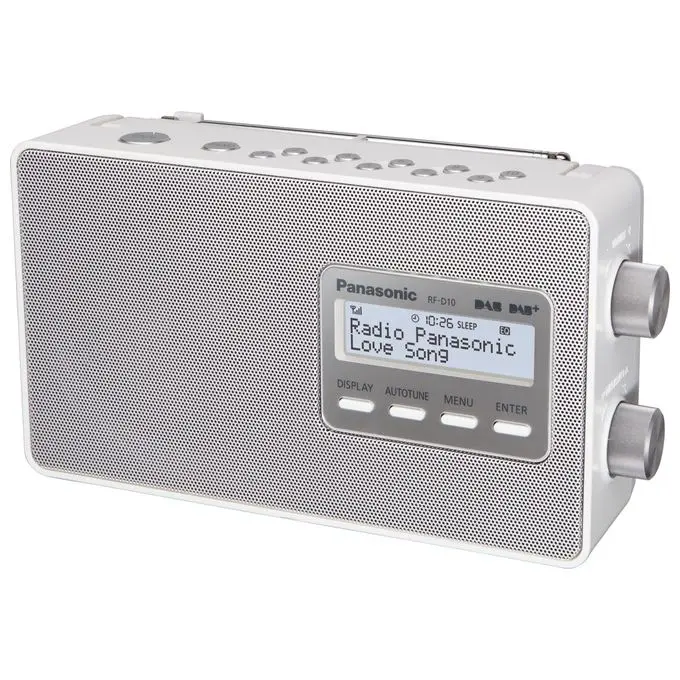 PANASONIC RFD10EGW - Panasonic RF-D10EGW DAB+/UKW Radio
