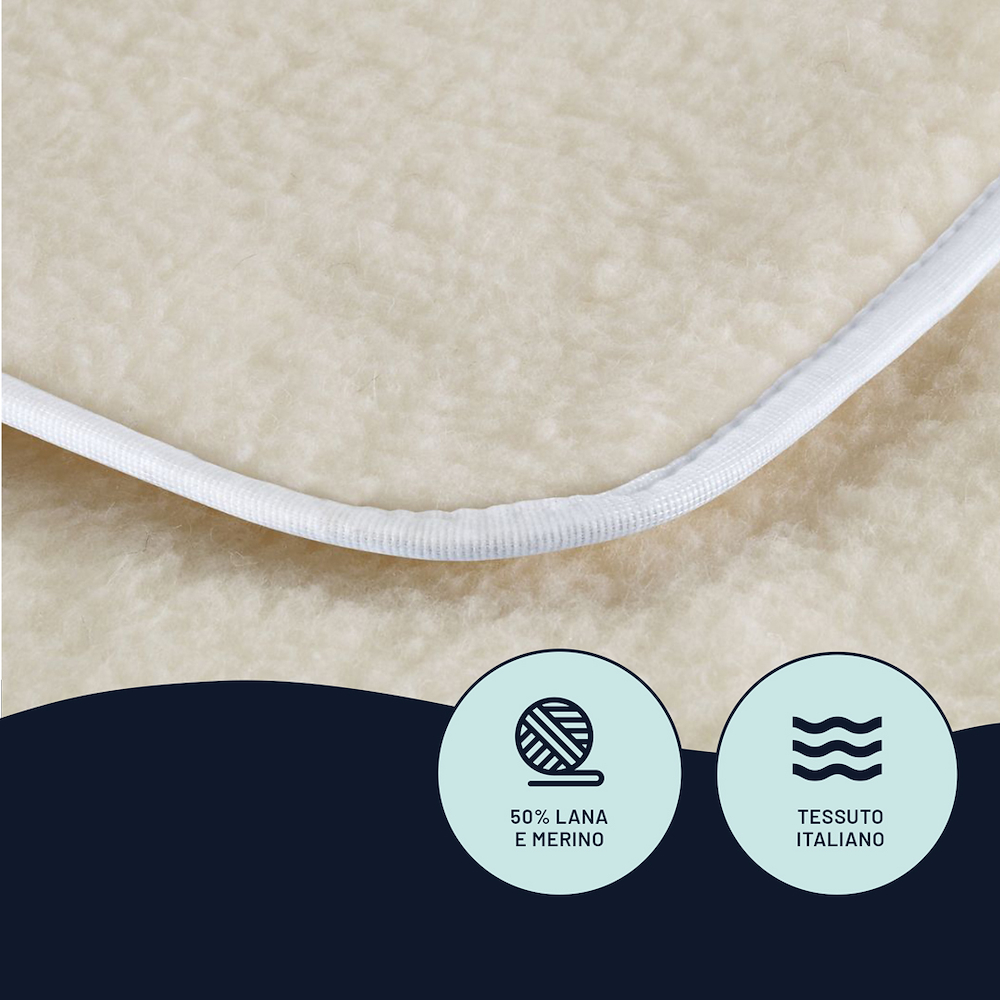 IMETEC 16800 - 16800 0587462 SCALDASONNO COMFORT 2T 50%LANA E MERINO 150X160