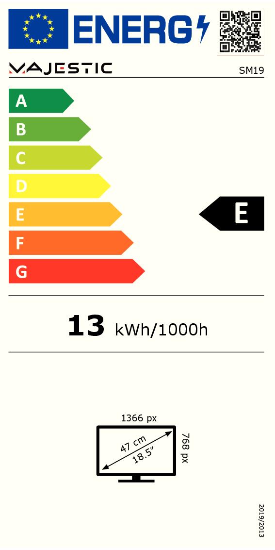 MAJESTIC SM19V1 - TV LED 19" HD Ready