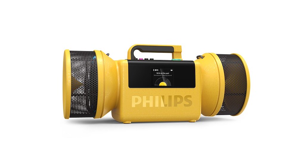 PHILIPS TAMS80Y/00 - Tragbarer Lautsprecher gelb