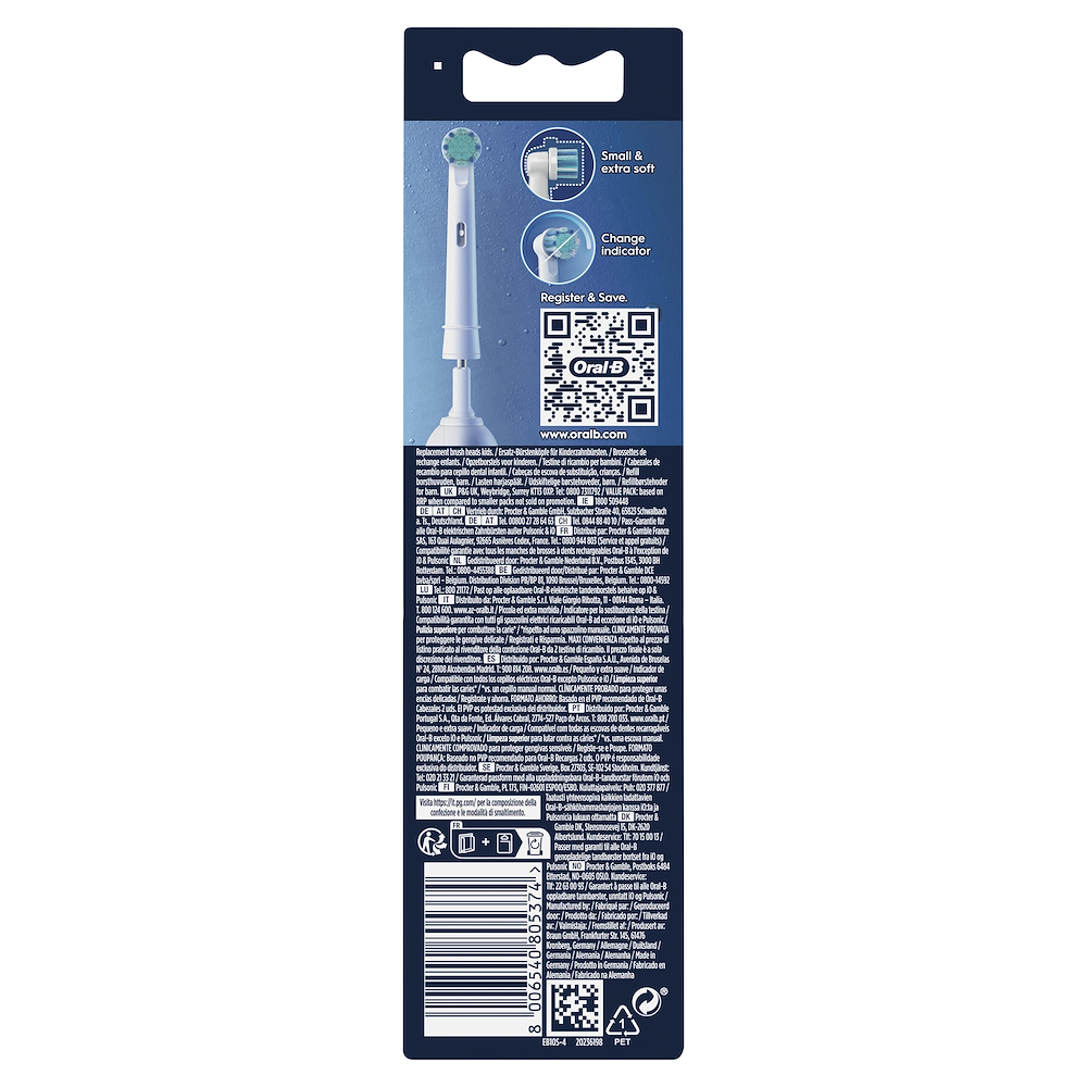 ORAL-B 80723169 - Pro Kids Aufsteckbürsten Disney Spiderman