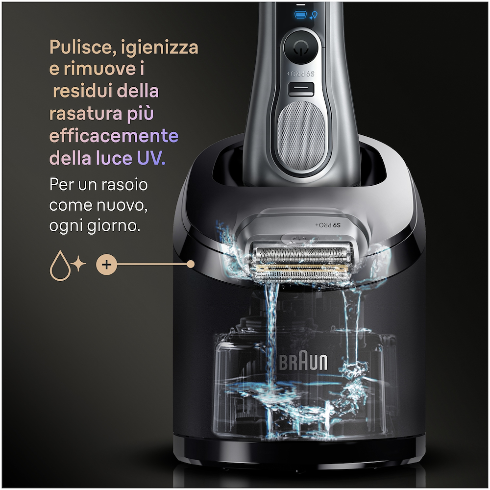 BRAUN 9667CC - Elektrorasierer Silber