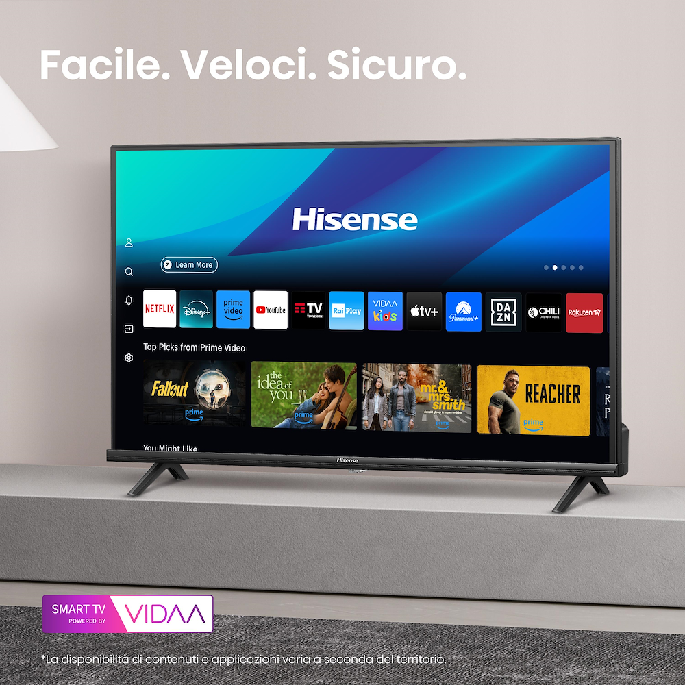 HISENSE 40A49Q - Smart TV 32" HD