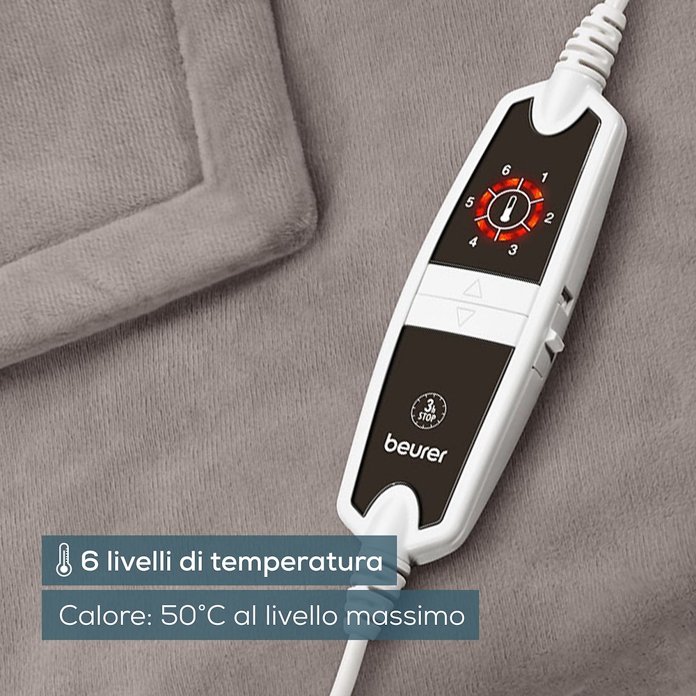 BEURER HD150XXLTAUPE - Coperta termica XXL taupe