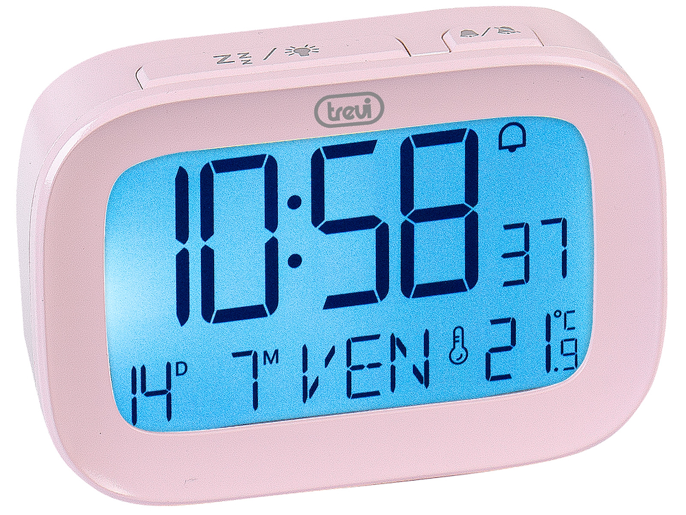 TREVI 0SL385008 - Digitale Wecker SLD 3850 in Rosa