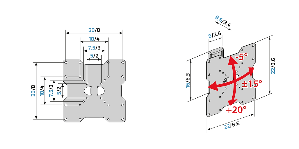 MELICONI 580455 - TV Halterung Flatstyle FTR 200
