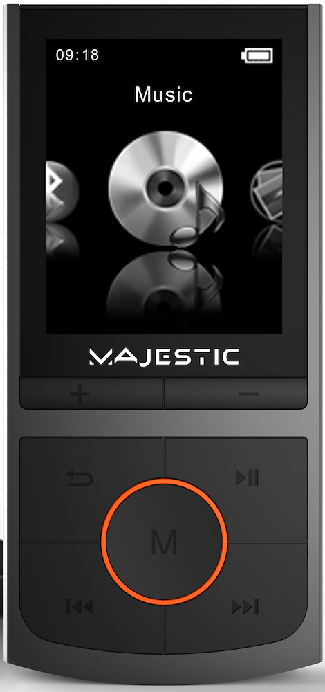 MAJESTIC BT8057RBKRD - Media Player Bluetooth Majestic 8GB