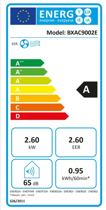 BLACK+DECKER ES9560080B - Tragbare Klimaanlage 9000BTU