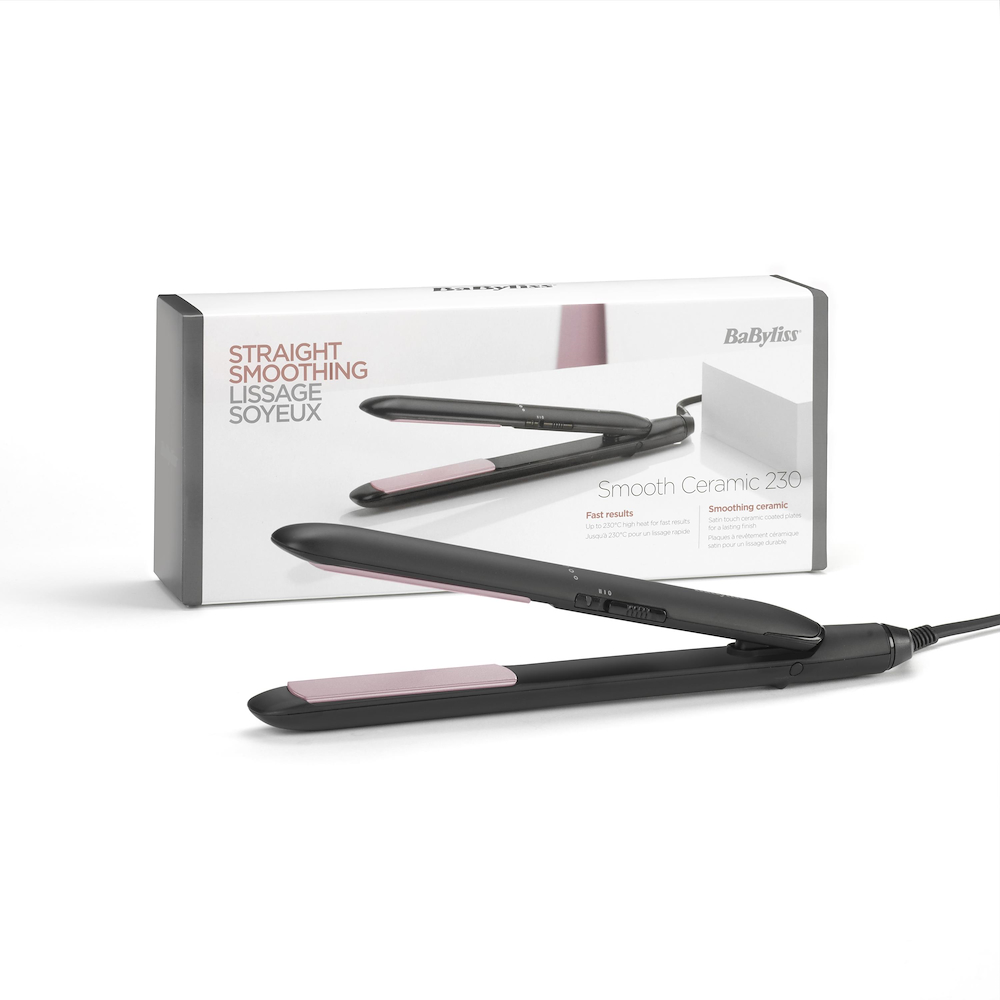 BABYLISS ST241E - BaByliss ST241E Smooth Ceramic 230 Piastra per Capelli