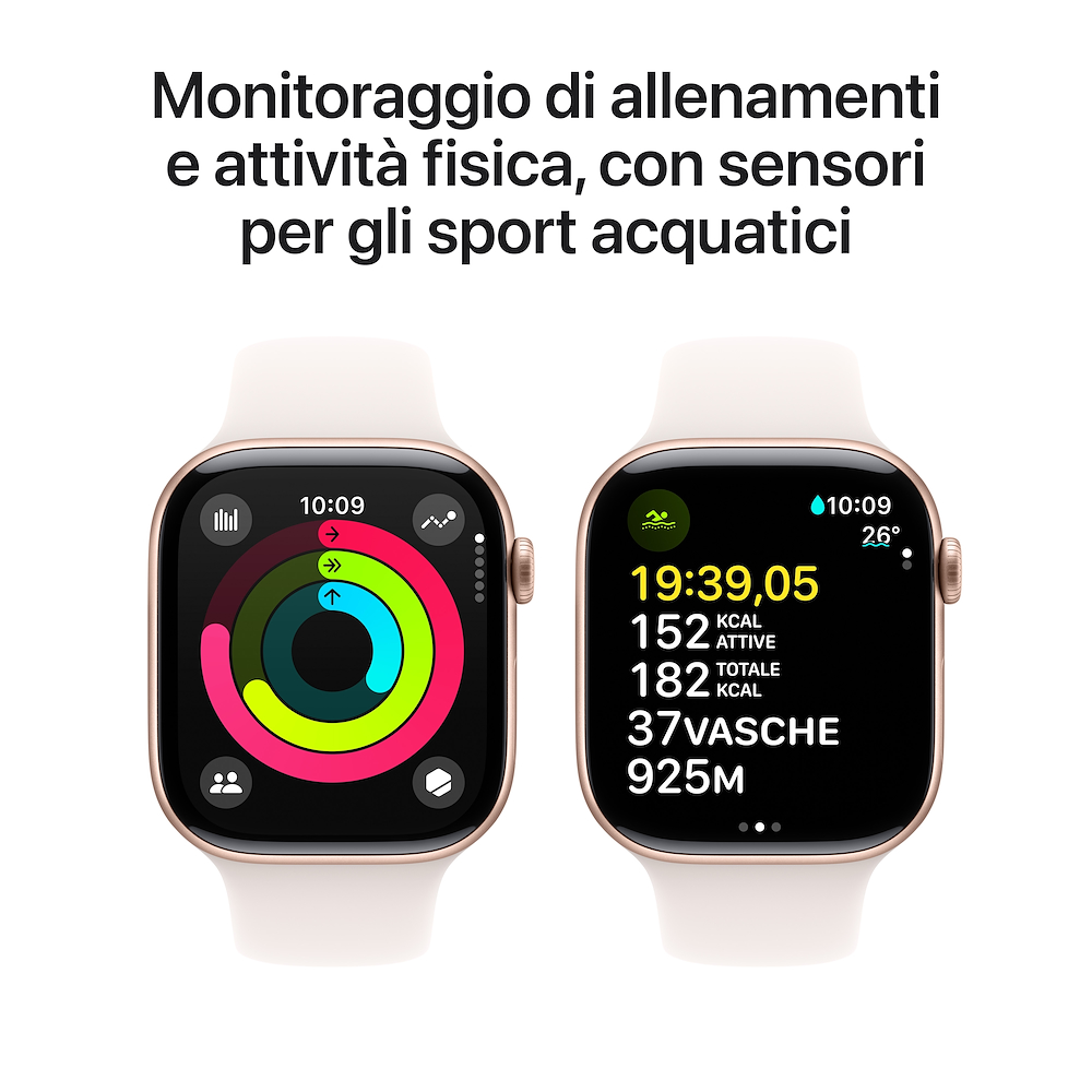 APPLE MWWU3QLA - Apple Watch 10 GPS 46mm Roségold