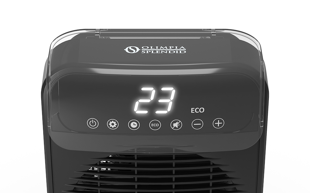SPLENDID CALDOTEKNO - Termoventilatore Bagno 2000W NERO