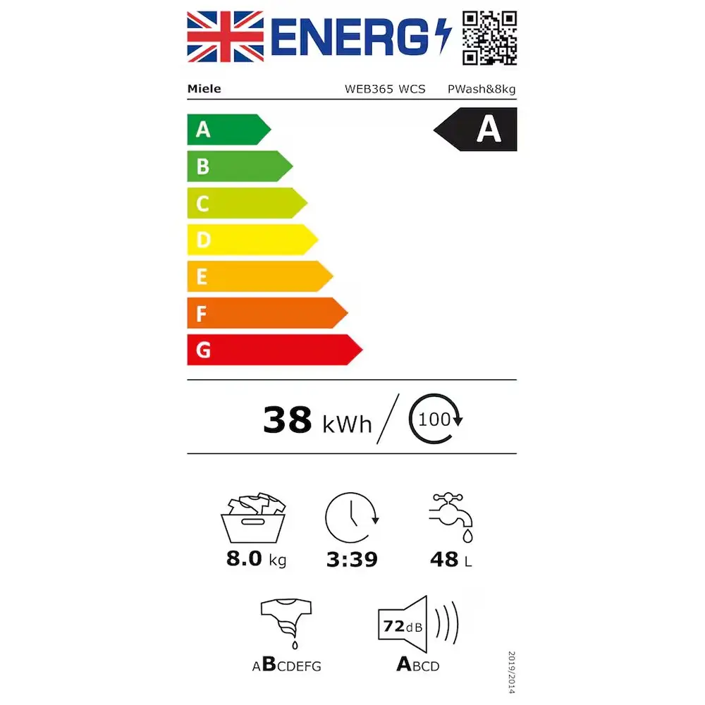 MIELE WEB365WCS - Lavatrice Miele WEB365WCS 8 kg Classe A