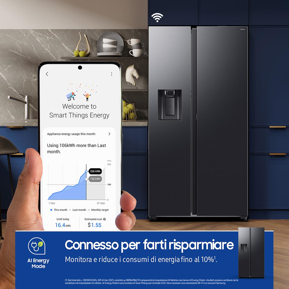 SAMSUNG RS80F66KBFEF - Samsung Side-by-Side Kühlschrank RS80F