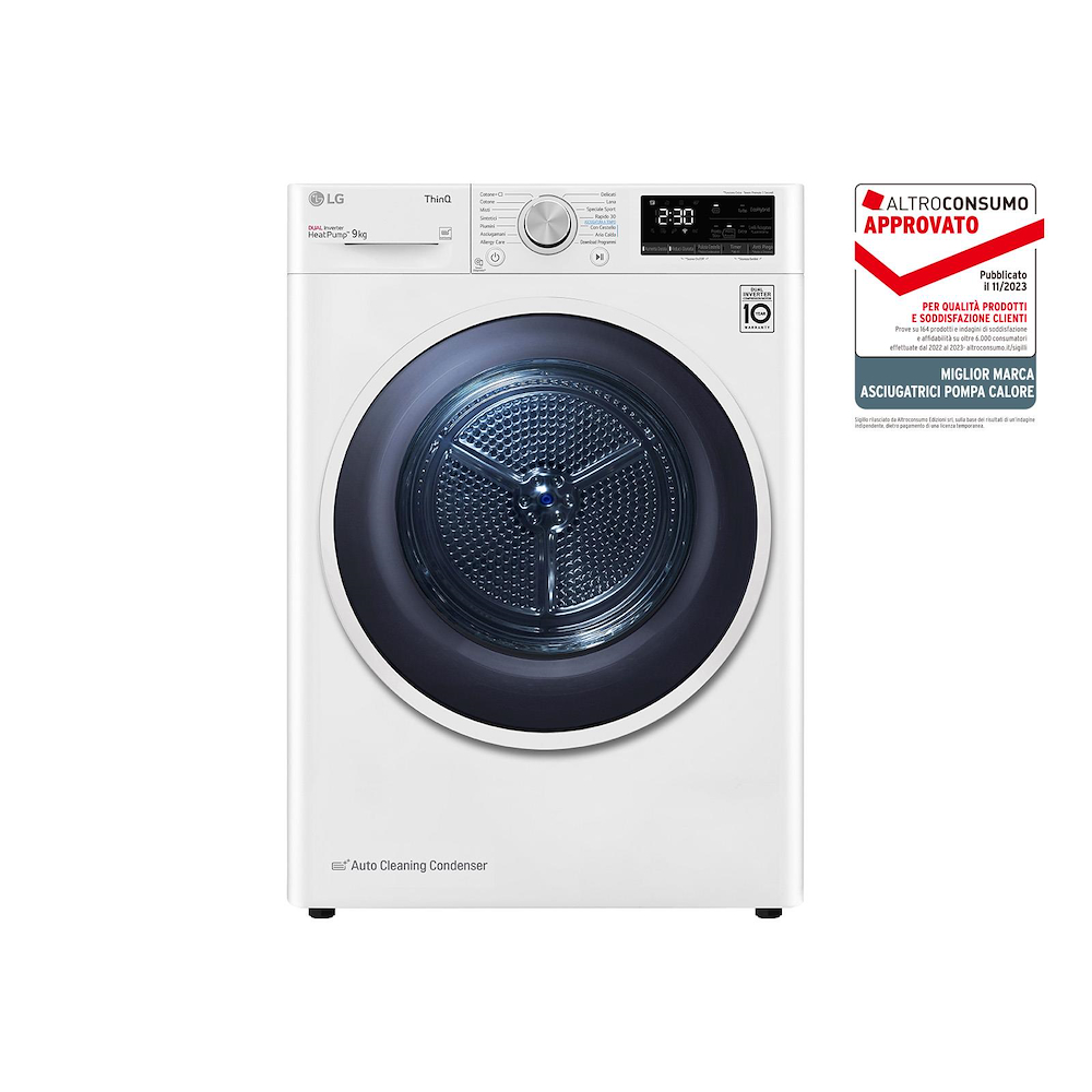 LG RH90V9AVHN - 9kg Wärmepumpentrockner mit WLAN