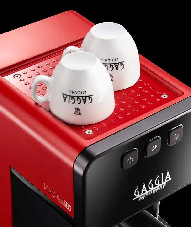 GAGGIA EG211103 - Espresso Style Siebträgermaschine Rot