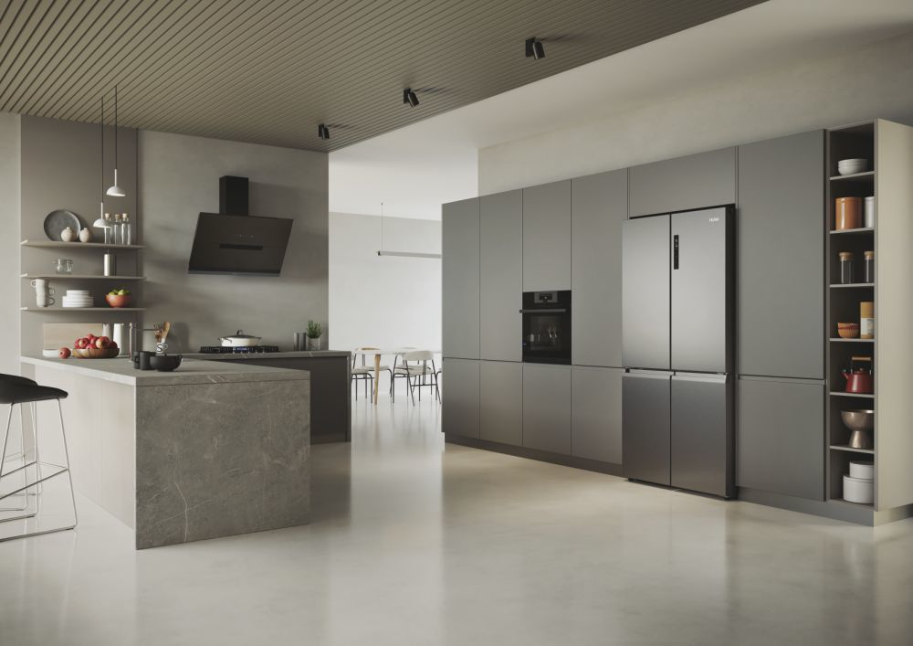 HAIER HCR5919ENMP - Haier Side-by-Side Kühlschrank 528L