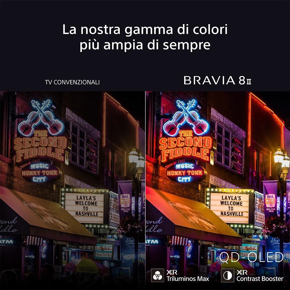 SONY K55XR8M25BP - K55XR8M25BP 0721309 TV QD-OLED 55"UHD 4K DVBT2/S2 SMART GOOGLE TV