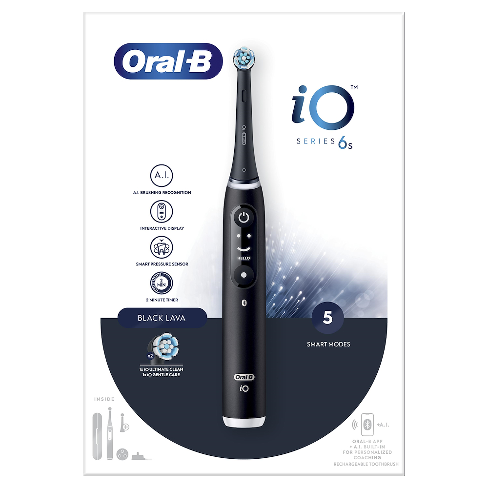 ORAL-B IO6SBLACK - Spazzolino Elettrico Ricaricabile Oral-B