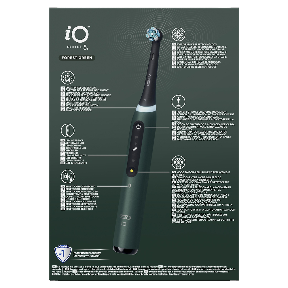 ORAL-B IO5SFORESTGREEN - Spazzolino Elettrico Oral-B iO 5 Verde