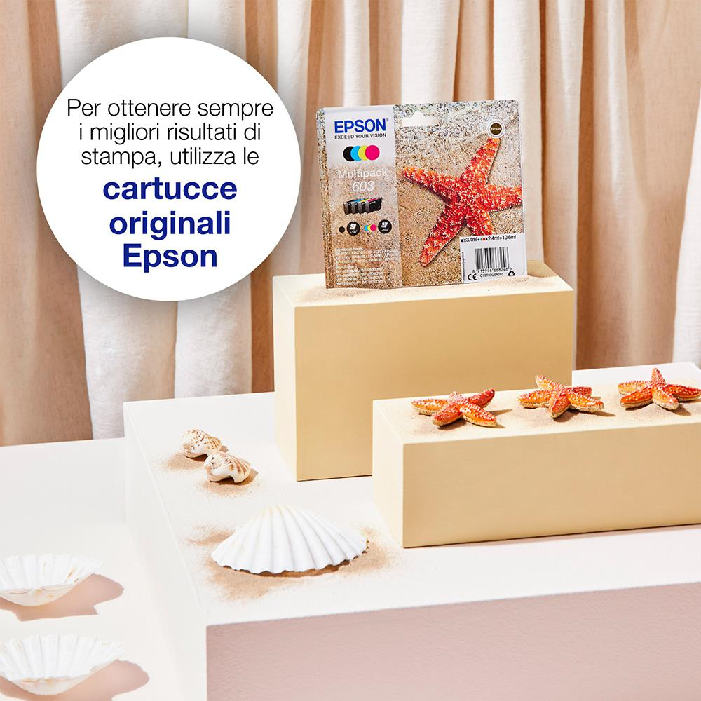 EPSON C13T03U14020 - C13T03U14020 0517621 CART.INK-JET STELLA MARINA 603 NERO