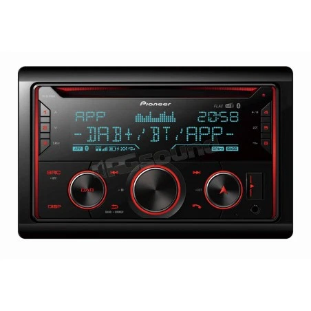 PIONEER FHS820DAB - Pioneer FH-S820DAB 2-DIN autoradio DAB+ con Bluetooth