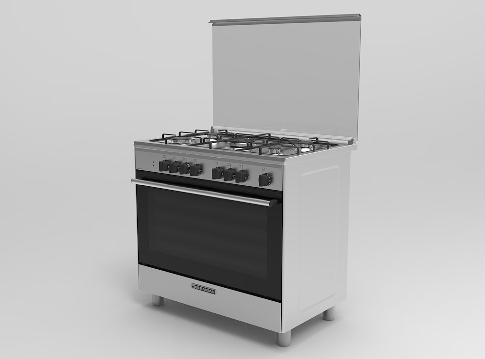 GLEM GAS DG96MI3 - CUCINA INOX 90CM ELETTRICA