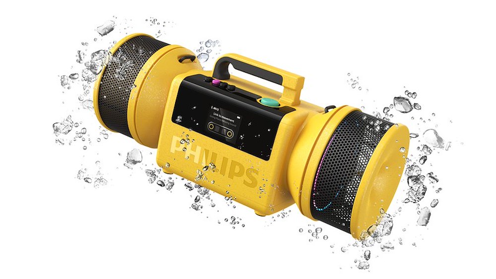 PHILIPS TAMS80Y/00 - Tragbarer Lautsprecher gelb