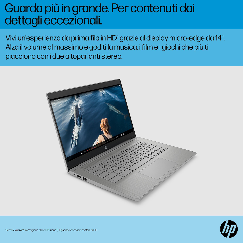 HP CHROMEBOOK14ANE1001NL - 14" Chromebook, Intel Celeron