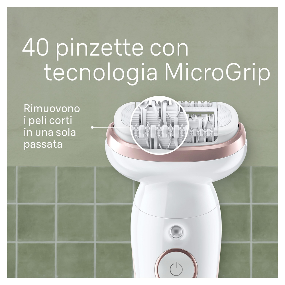Braun Silk-épil 9 Damenepilator mit flexibler Spitze
