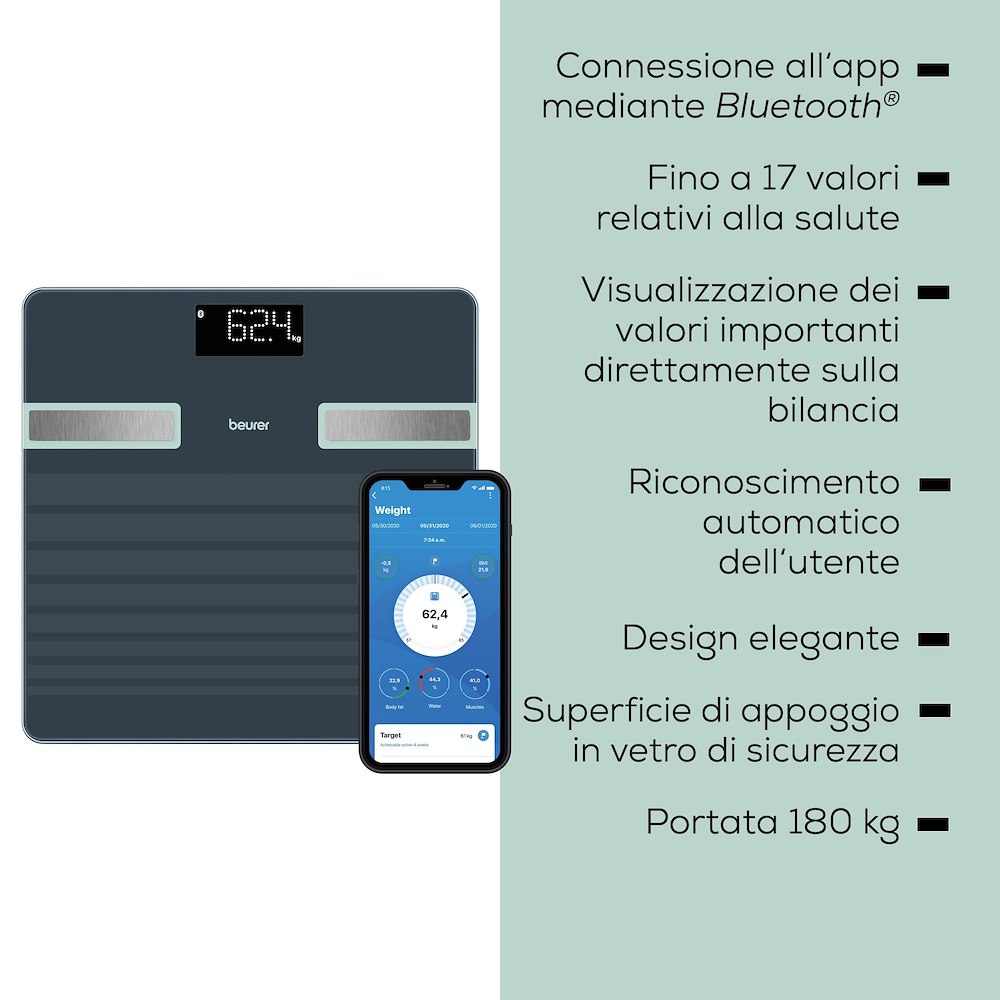 BEURER BF 451 LE 2026 - Bilancia Diagnostica Bluetooth