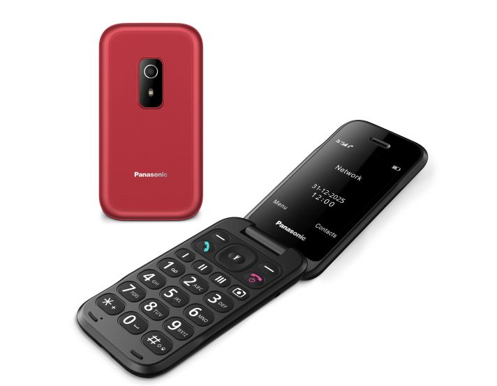 PANASONIC KXTF600EXR - Telefono 4G Impermeabile Rosso