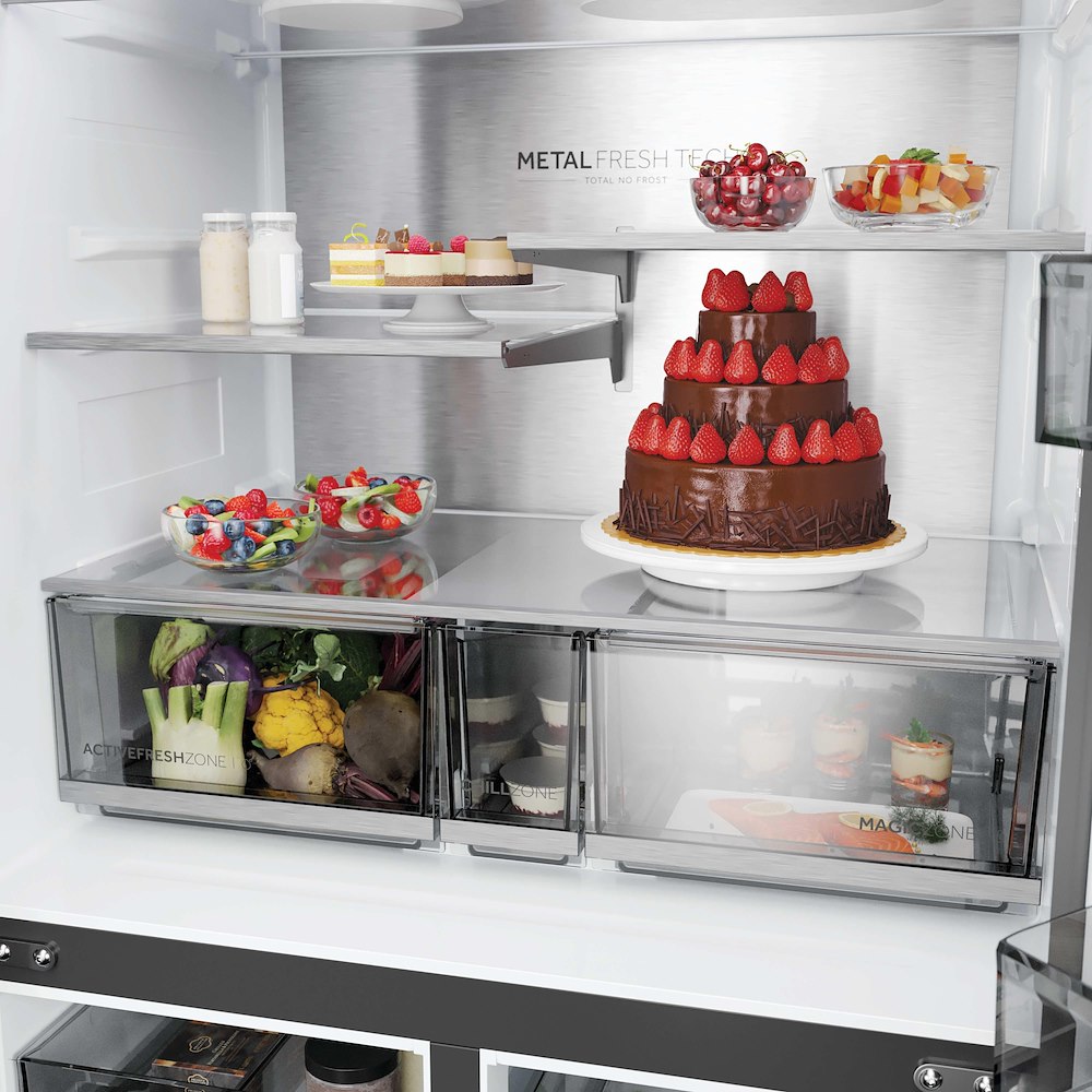 HAIER HCR59F18DNMM - Frigorifero Multiporta NoFrost 706L Inox