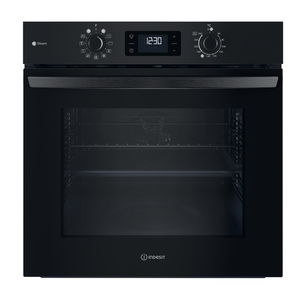 INDESIT IO258HSB - Multifunktionsofen 60cm 71Lt A+