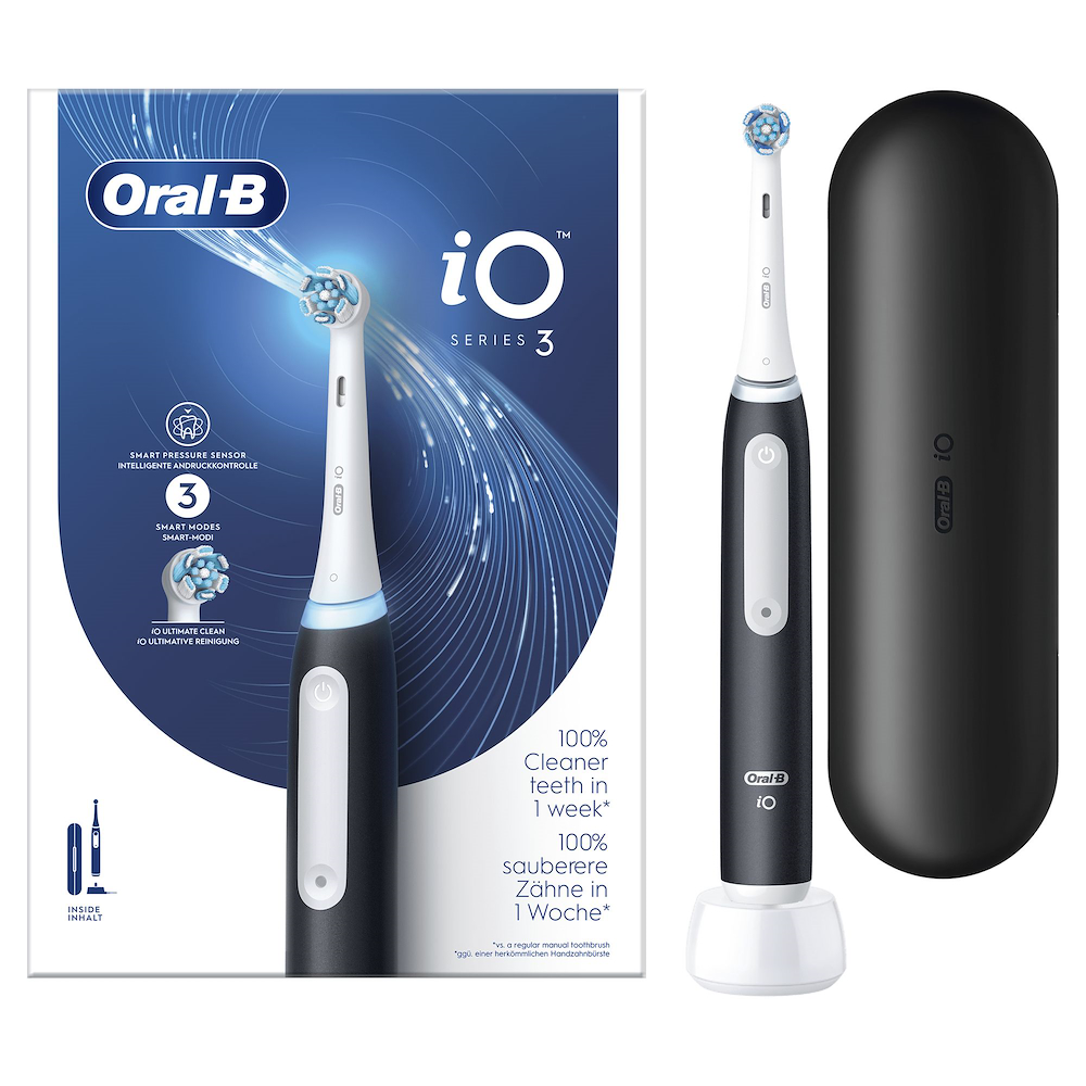 ORAL-B IO3BLACK - Oral-B iO 3 Elektrische Zahnbürste Schwarz